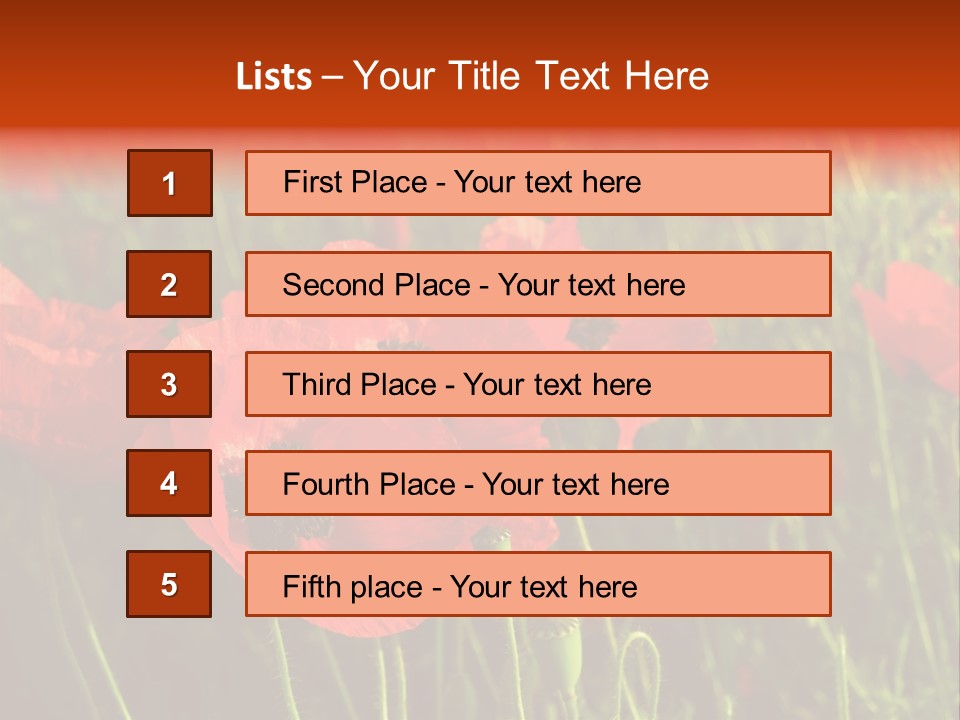 Lit Outdoors Corn PowerPoint Template
