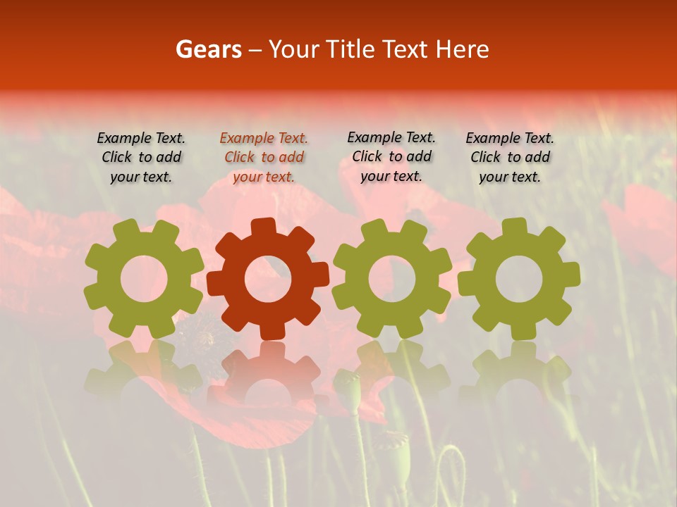 Lit Outdoors Corn PowerPoint Template