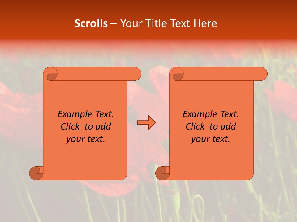 Lit Outdoors Corn PowerPoint Template