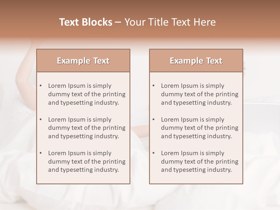 Home White Headphones PowerPoint Template