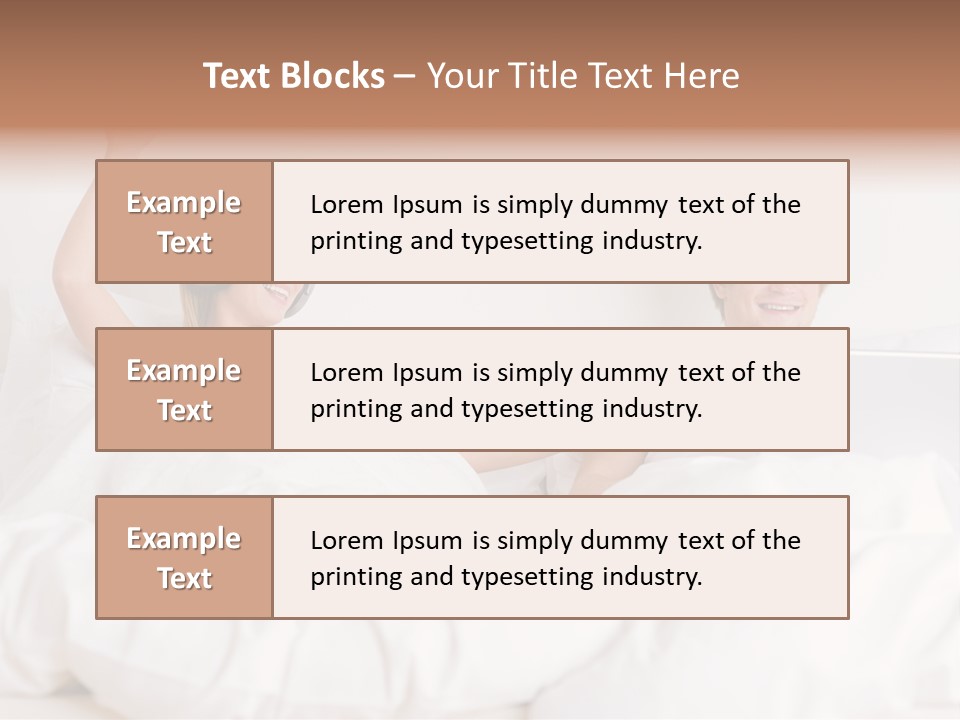 Home White Headphones PowerPoint Template