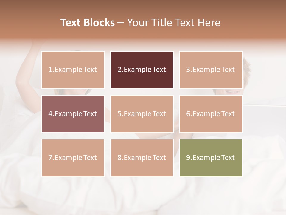 Home White Headphones PowerPoint Template