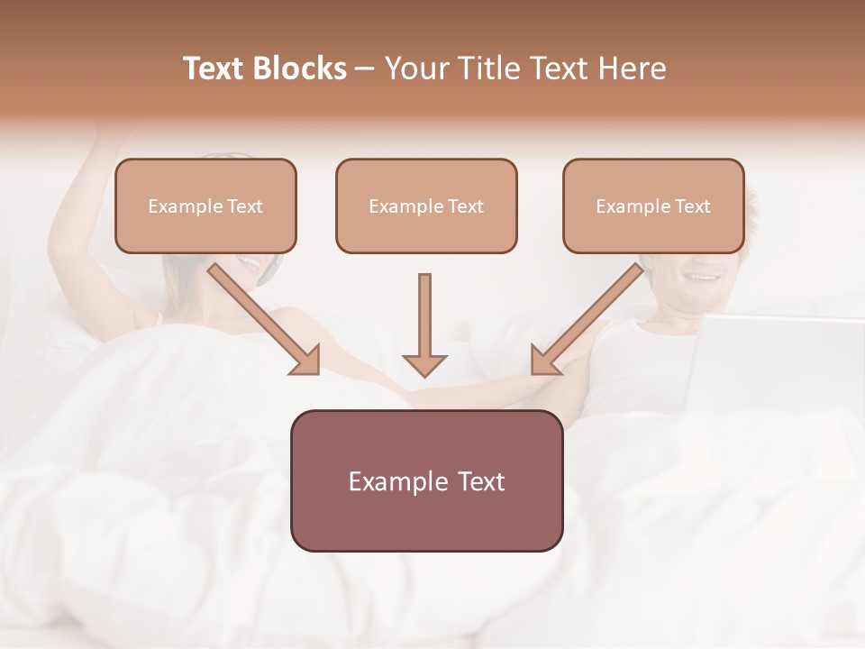 Home White Headphones PowerPoint Template
