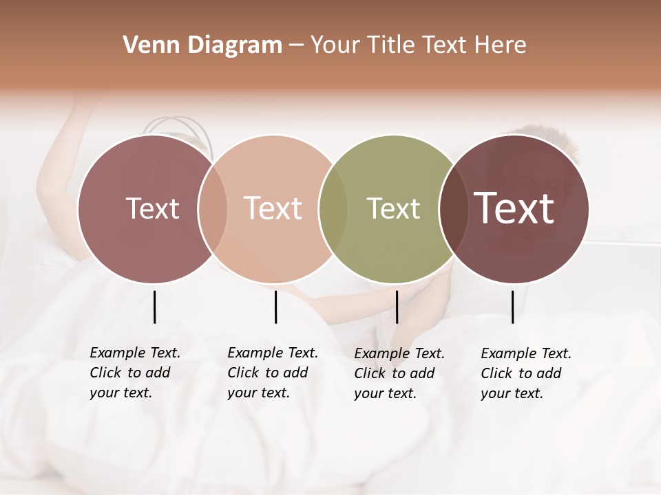 Home White Headphones PowerPoint Template