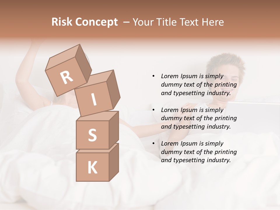 Home White Headphones PowerPoint Template