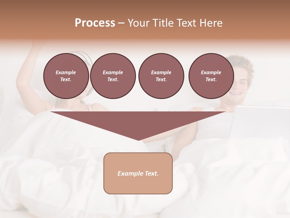 Home White Headphones PowerPoint Template