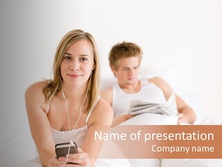 Blanket Cover Pajamas PowerPoint Template