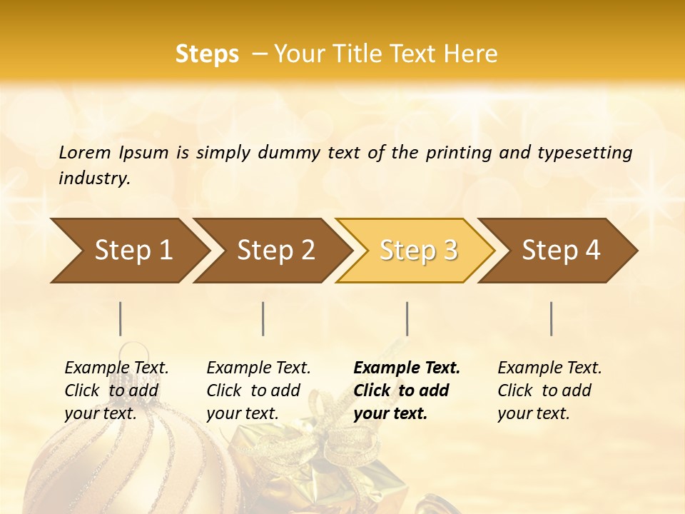Card Paper Yellow PowerPoint Template