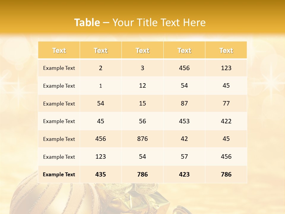 Card Paper Yellow PowerPoint Template