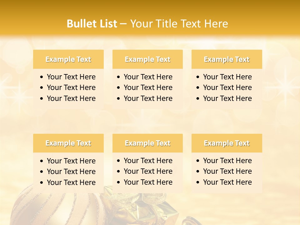 Card Paper Yellow PowerPoint Template