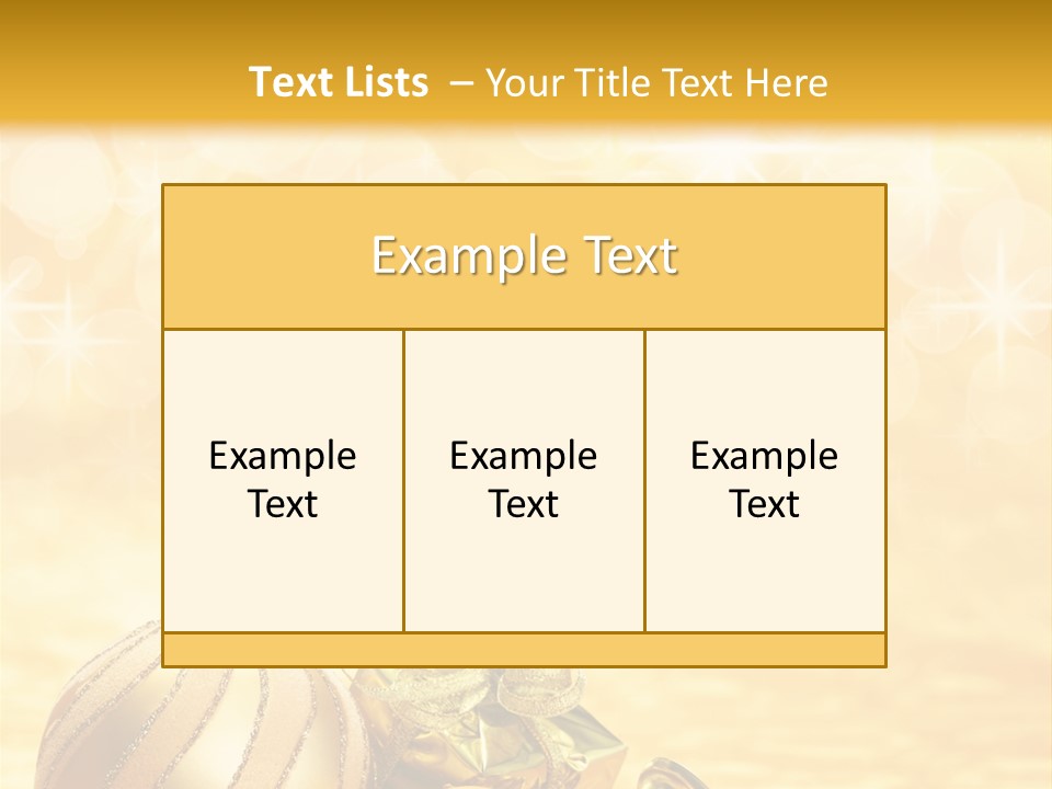 Card Paper Yellow PowerPoint Template