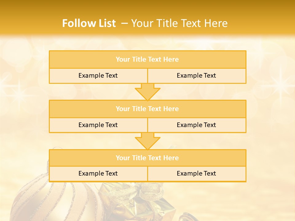 Card Paper Yellow PowerPoint Template