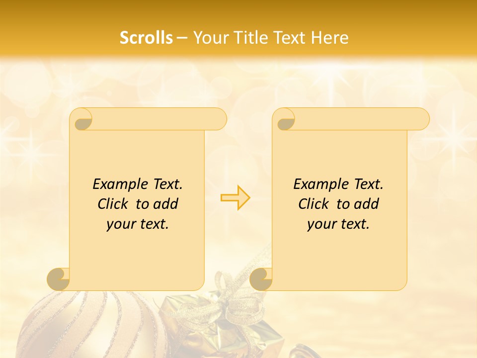 Card Paper Yellow PowerPoint Template