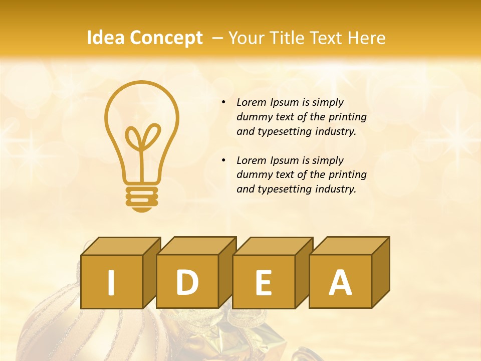 Card Paper Yellow PowerPoint Template