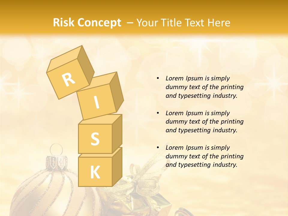 Card Paper Yellow PowerPoint Template