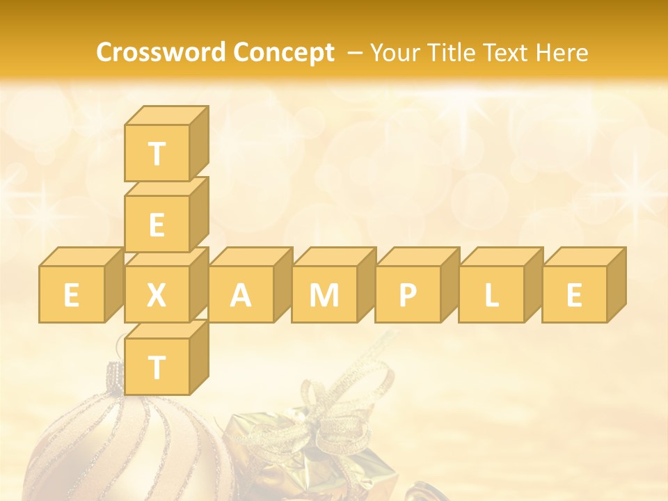 Card Paper Yellow PowerPoint Template