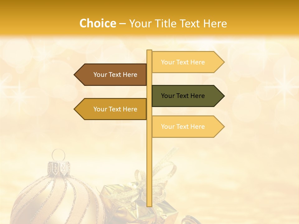 Card Paper Yellow PowerPoint Template