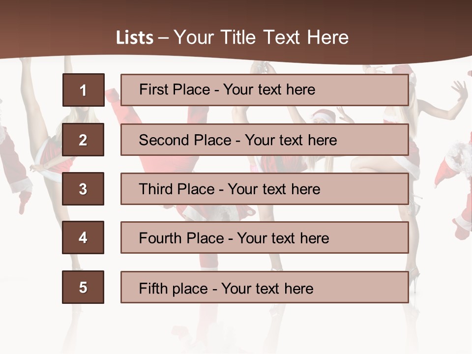 Man Celebration Saint PowerPoint Template