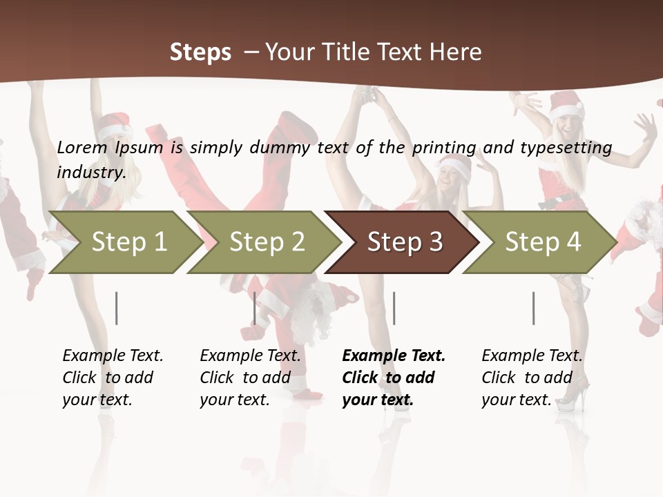 Man Celebration Saint PowerPoint Template