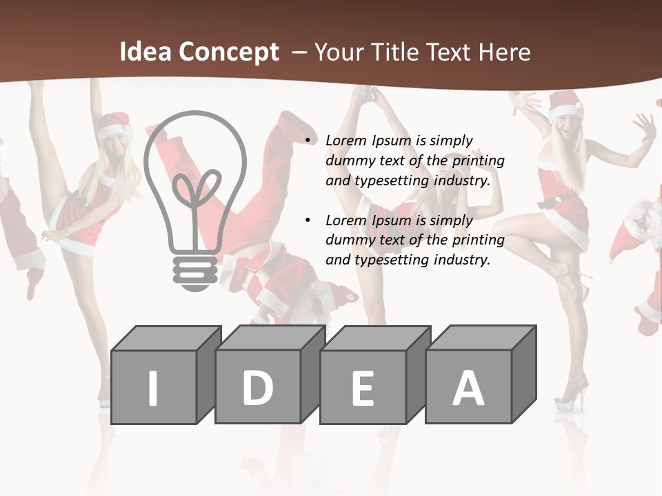 Man Celebration Saint PowerPoint Template