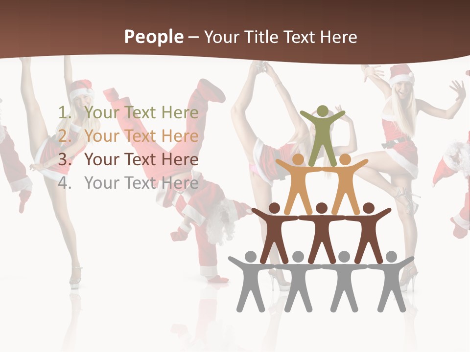 Man Celebration Saint PowerPoint Template