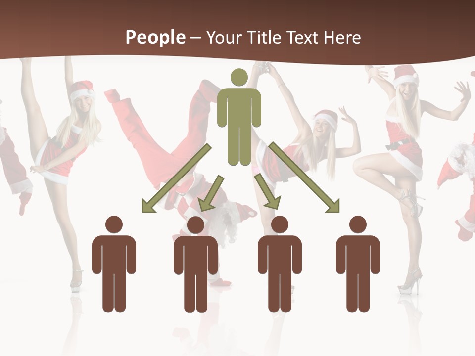 Man Celebration Saint PowerPoint Template