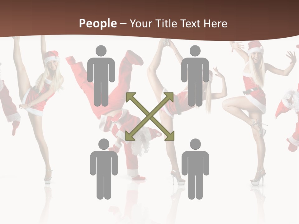 Man Celebration Saint PowerPoint Template