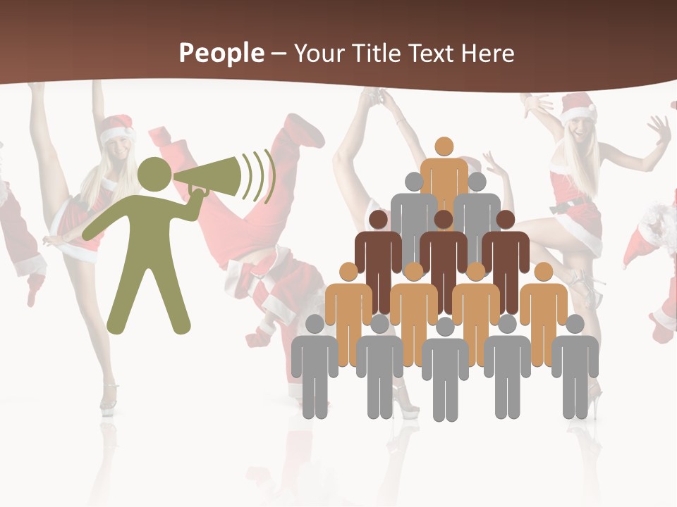 Man Celebration Saint PowerPoint Template