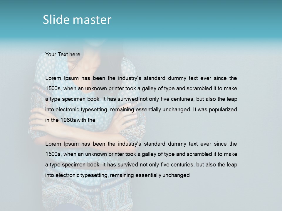 Trategy Office Figure PowerPoint Template
