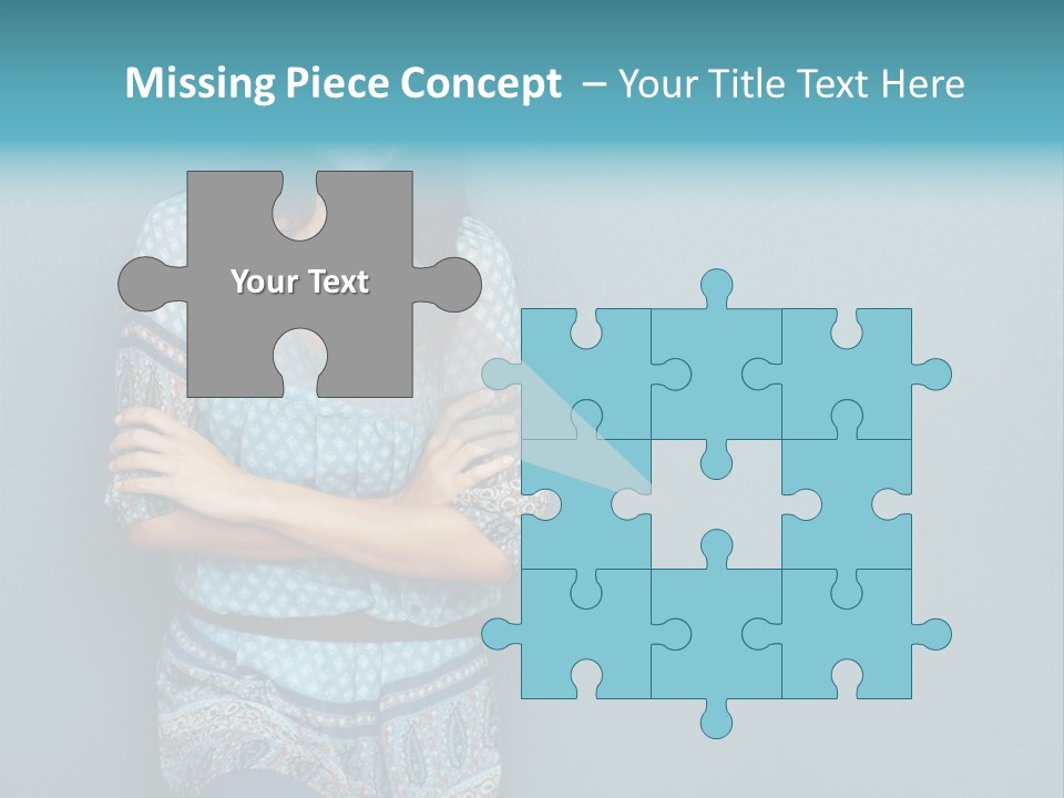 Trategy Office Figure PowerPoint Template