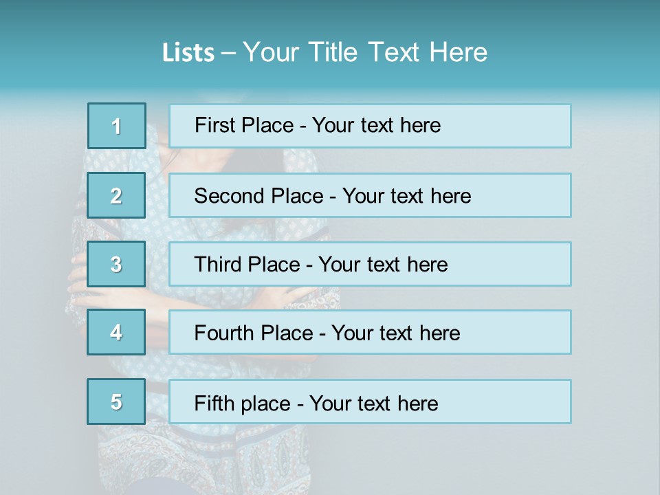 Trategy Office Figure PowerPoint Template