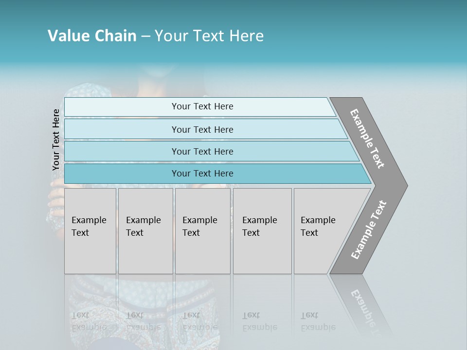 Trategy Office Figure PowerPoint Template