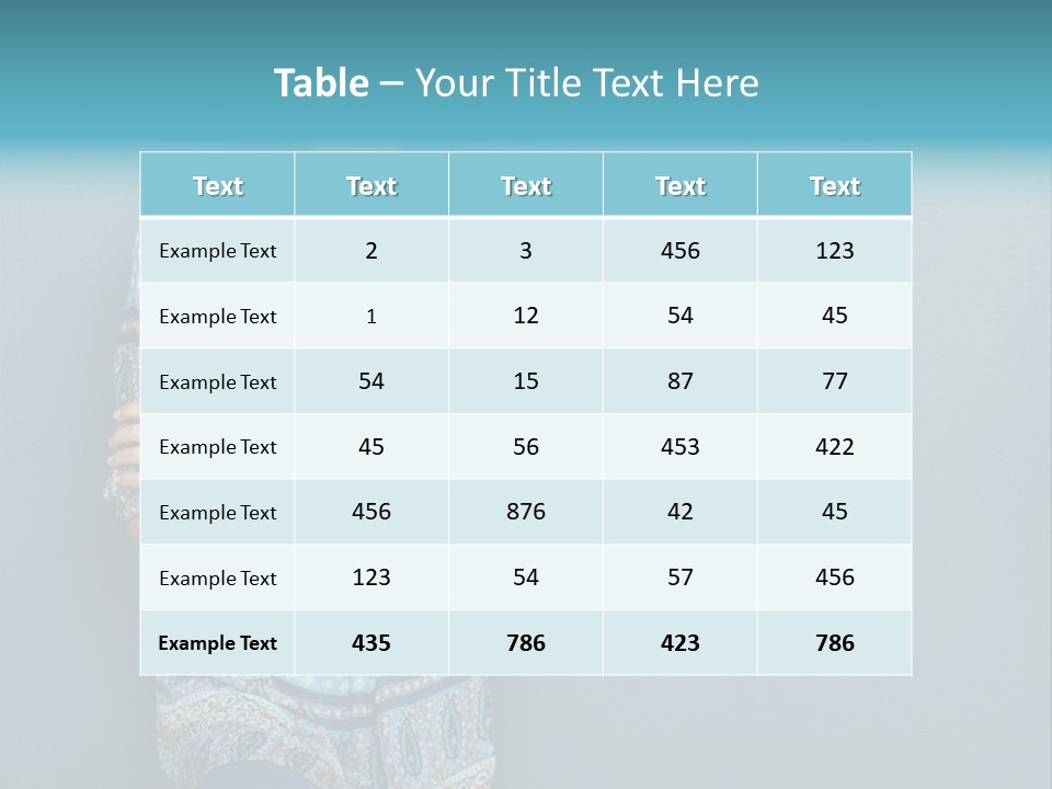 Trategy Office Figure PowerPoint Template