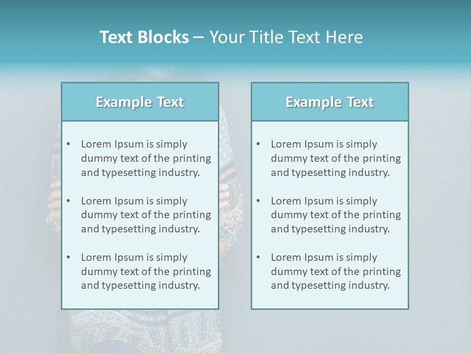Trategy Office Figure PowerPoint Template