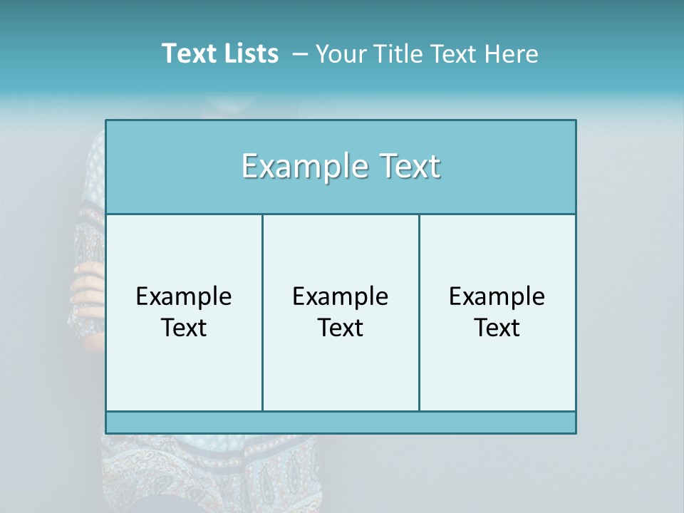 Trategy Office Figure PowerPoint Template