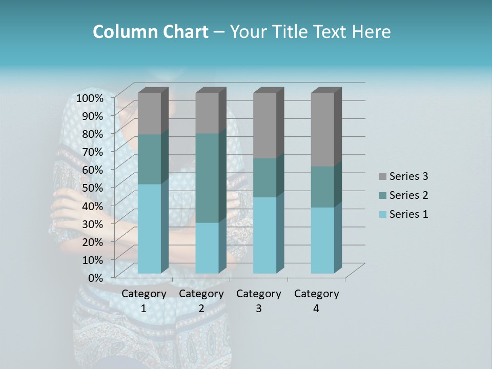Trategy Office Figure PowerPoint Template