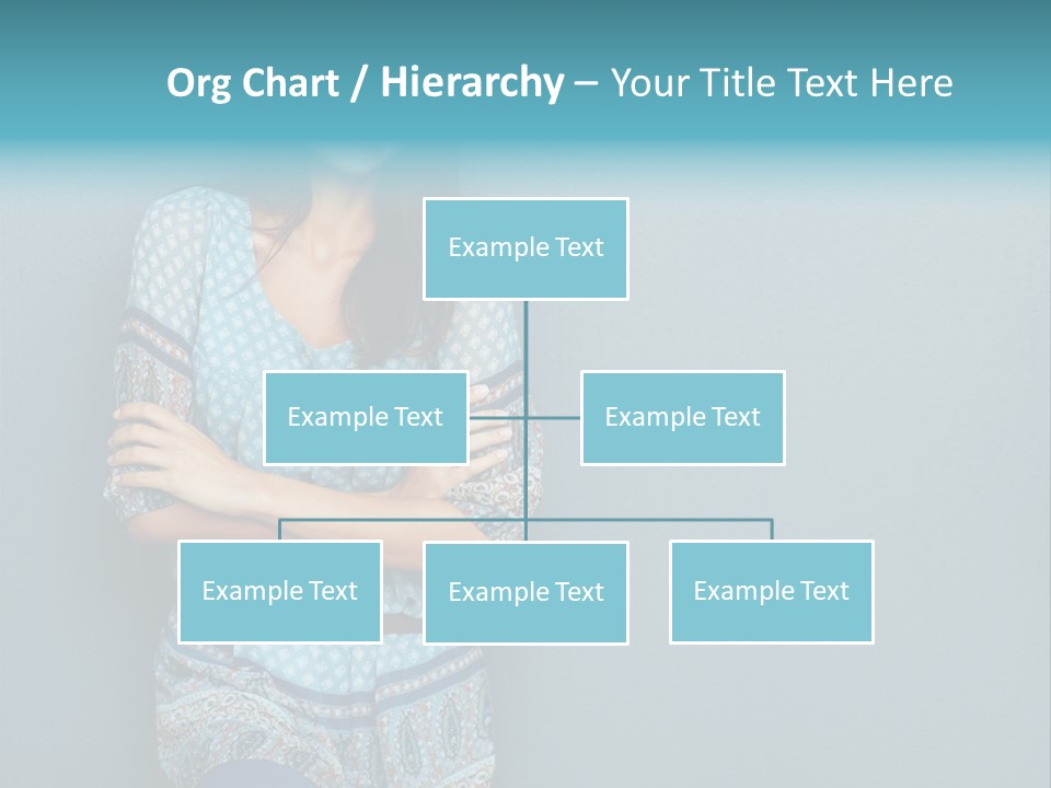 Trategy Office Figure PowerPoint Template