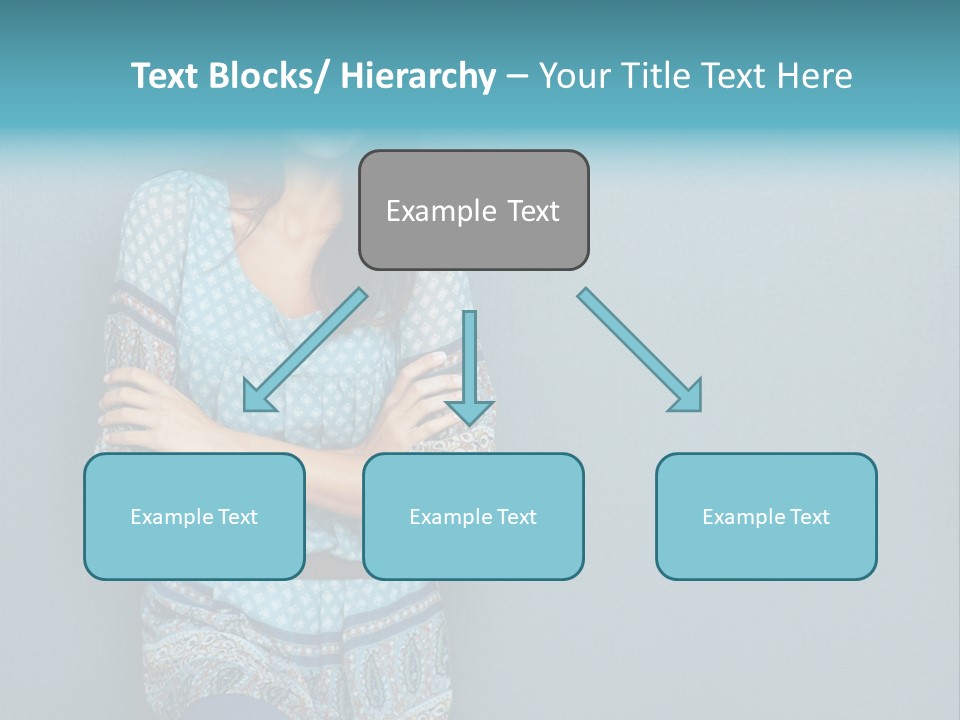 Trategy Office Figure PowerPoint Template