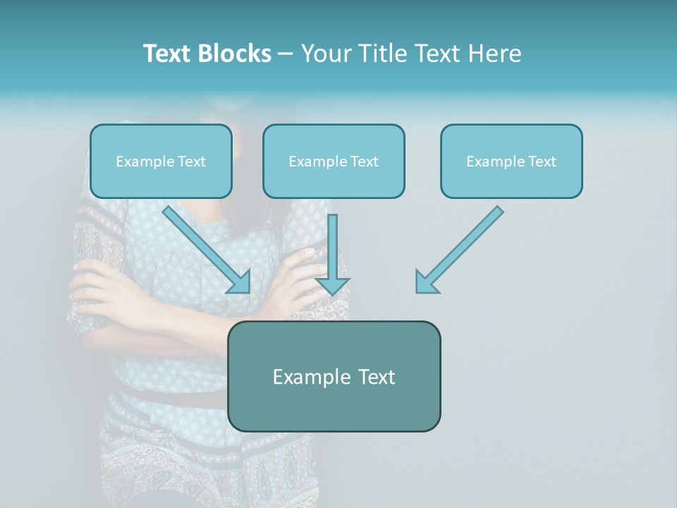 Trategy Office Figure PowerPoint Template