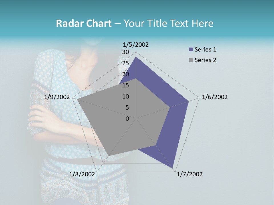 Trategy Office Figure PowerPoint Template