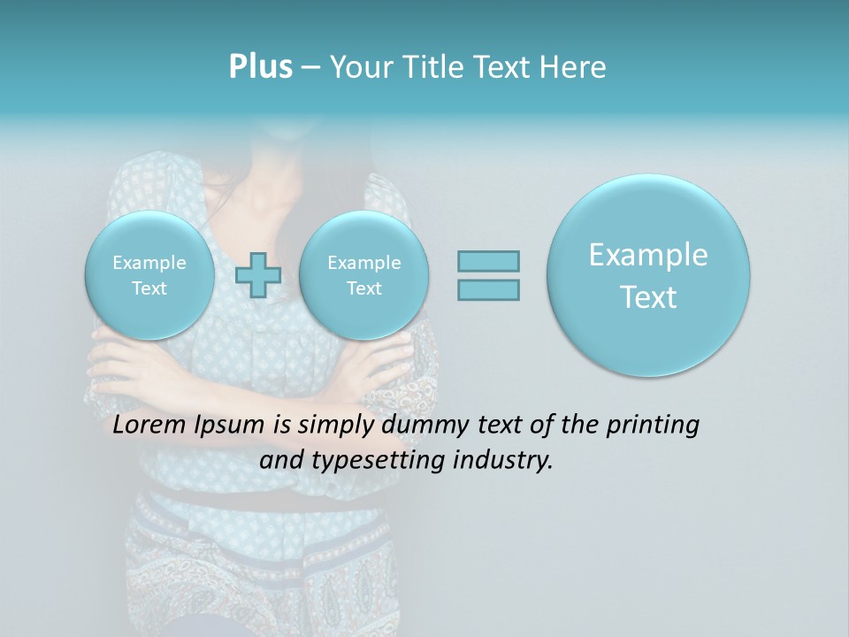Trategy Office Figure PowerPoint Template