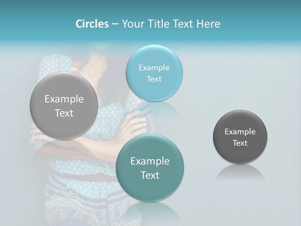 Trategy Office Figure PowerPoint Template
