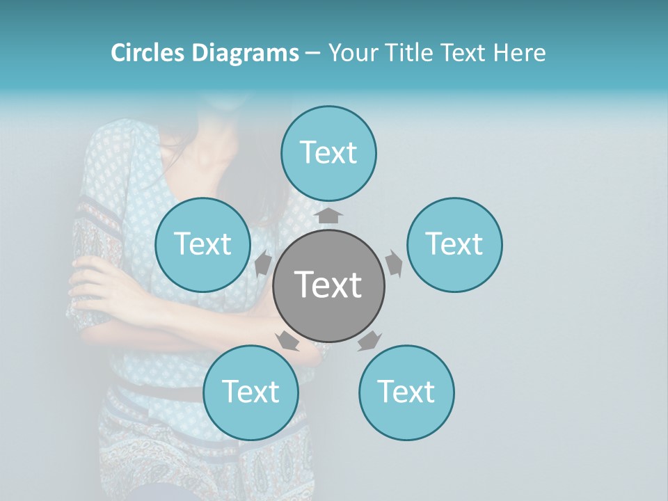 Trategy Office Figure PowerPoint Template