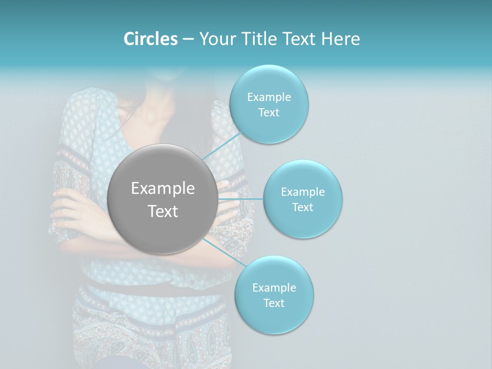 Trategy Office Figure PowerPoint Template