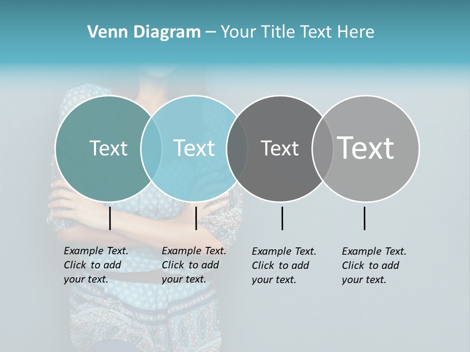 Trategy Office Figure PowerPoint Template