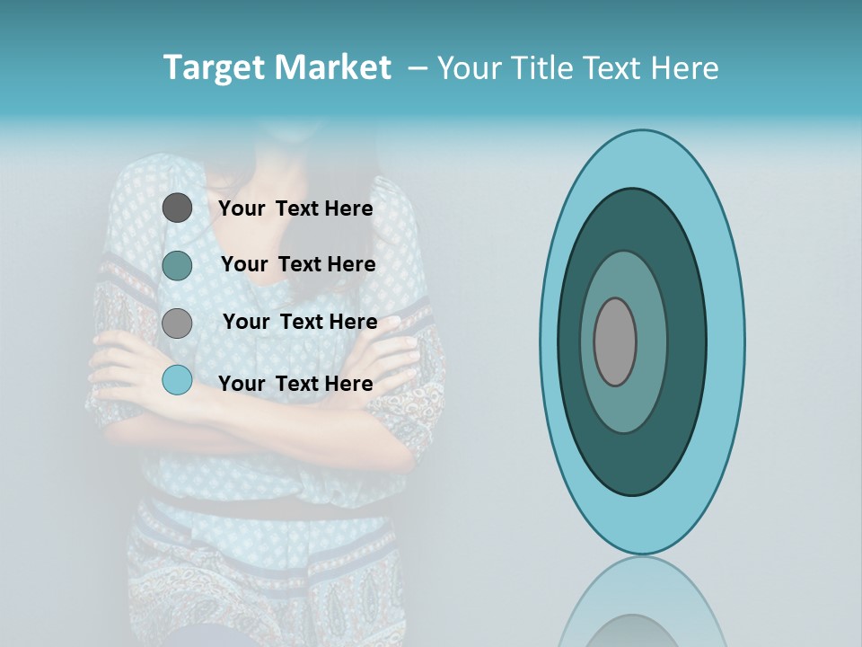 Trategy Office Figure PowerPoint Template