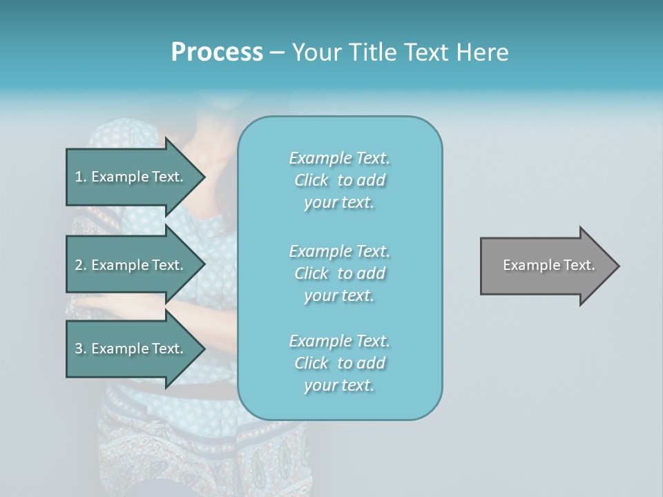 Trategy Office Figure PowerPoint Template