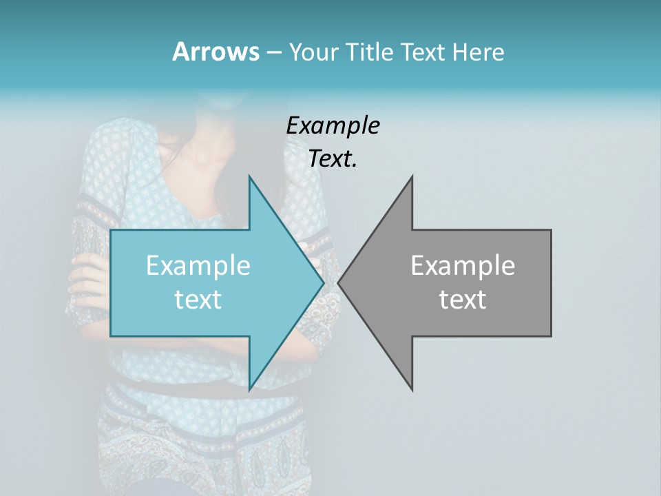 Trategy Office Figure PowerPoint Template