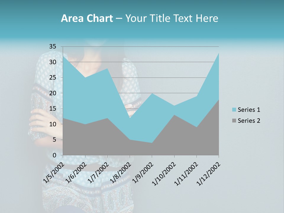 Trategy Office Figure PowerPoint Template