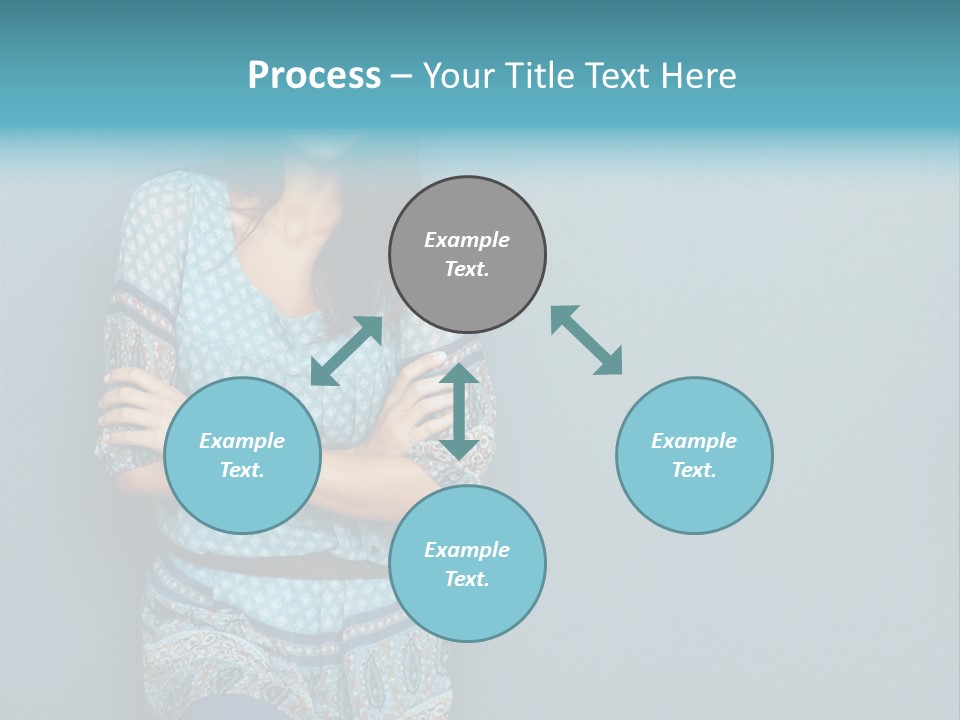 Trategy Office Figure PowerPoint Template